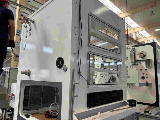 Systèmes de dépôt sous vide de 75 mm contrôle de fréquence de l'onduleur de source d'évaporation